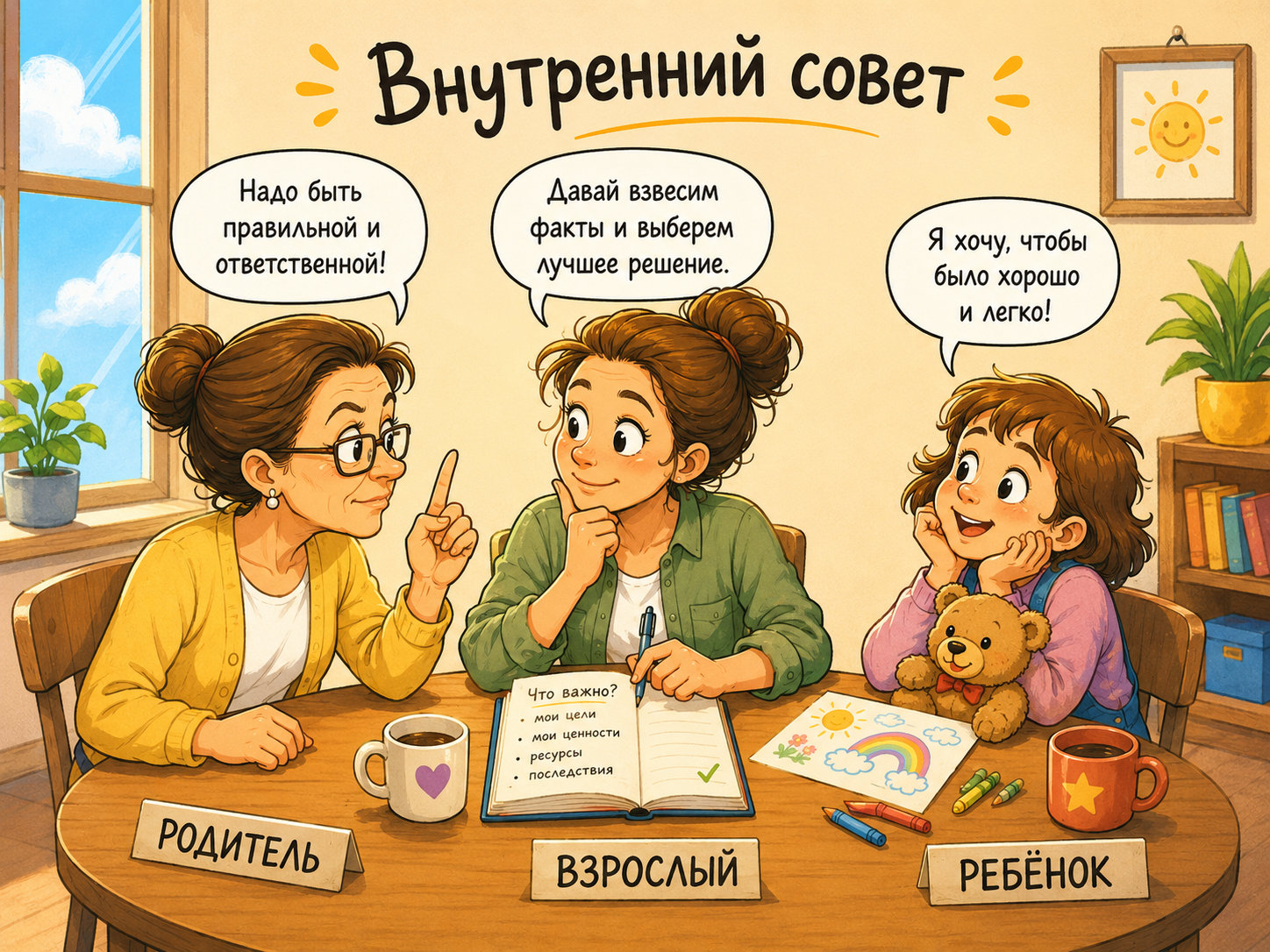 Родитель-Взрослый-Ребенок